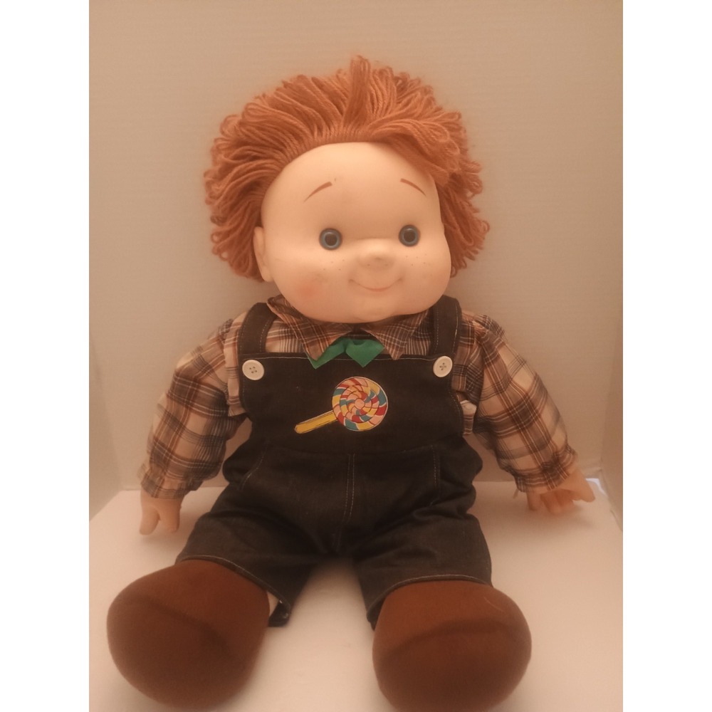 Vintage large Lollipop Kids 23" Fabric boy Doll 1984 By House Of Lloyd